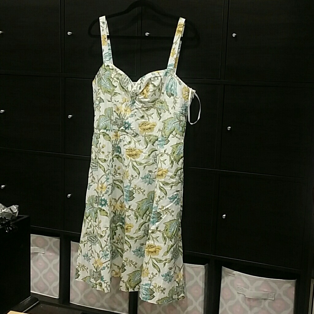 Ann Taylor loft cotton flair dress nwot